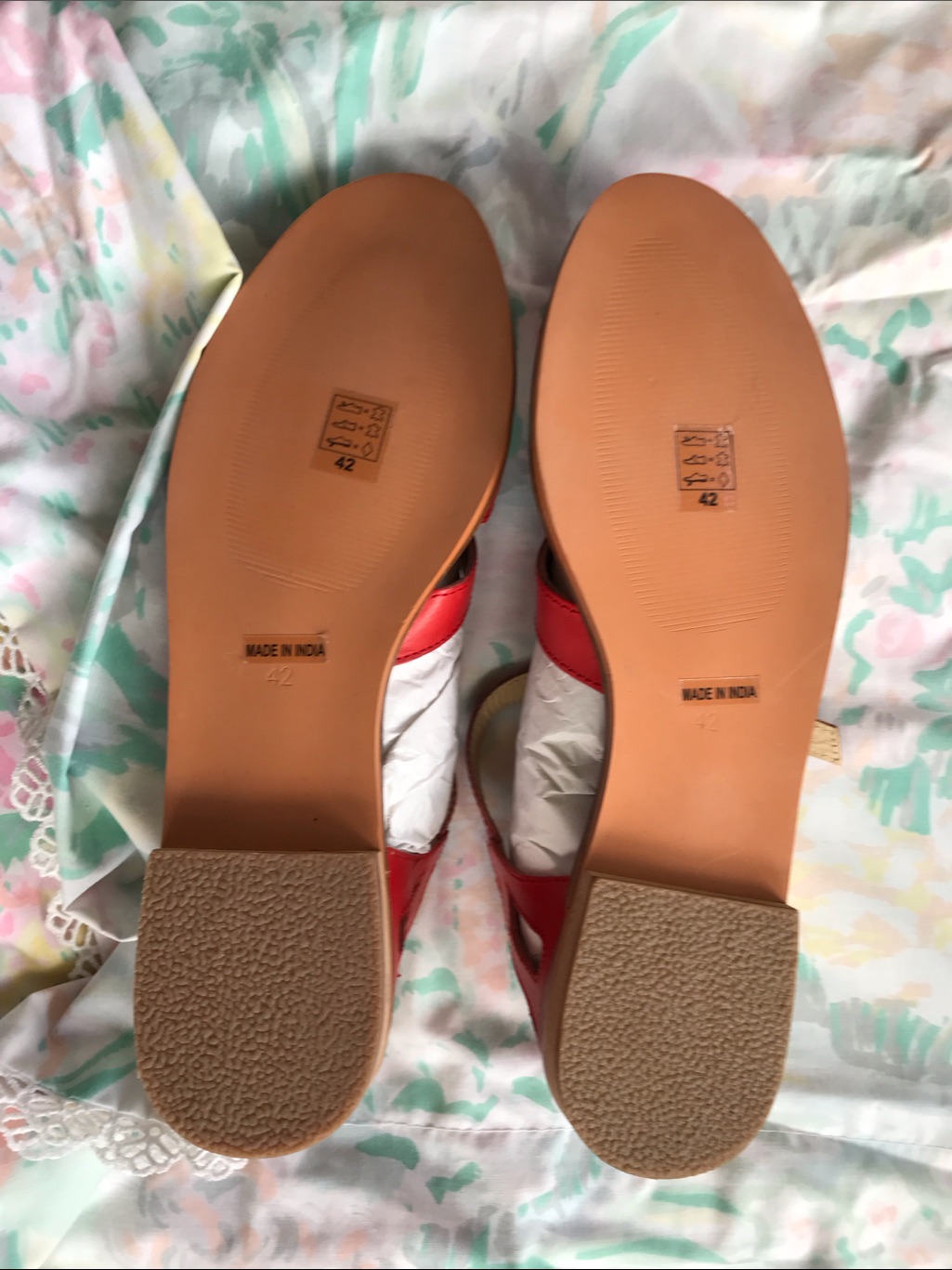 Fisherman Sandals - Chelsea Crew Red Leather Vintage-Style — image 5 of 8